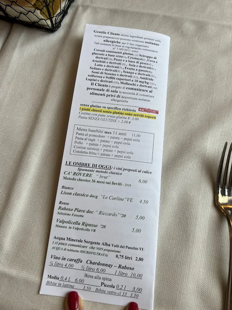 Menu_Antica Trattoria Alla Fossetta_Fossalta di Piave_image_1