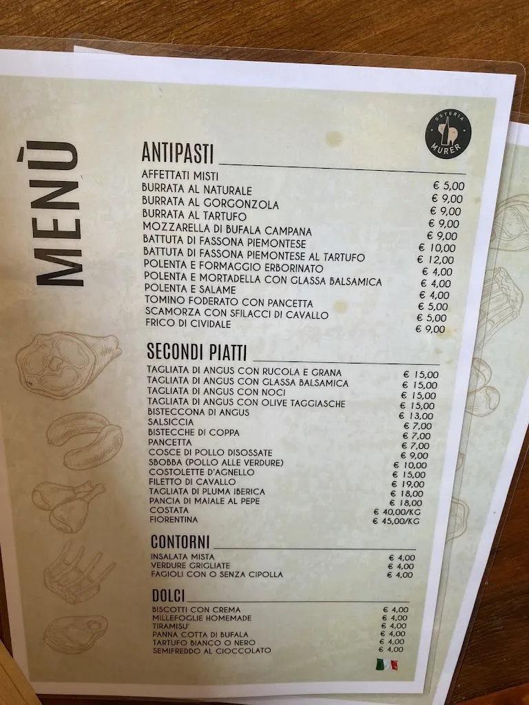 Menu_Osteria Da Murer_Fossalta di Piave_image_3