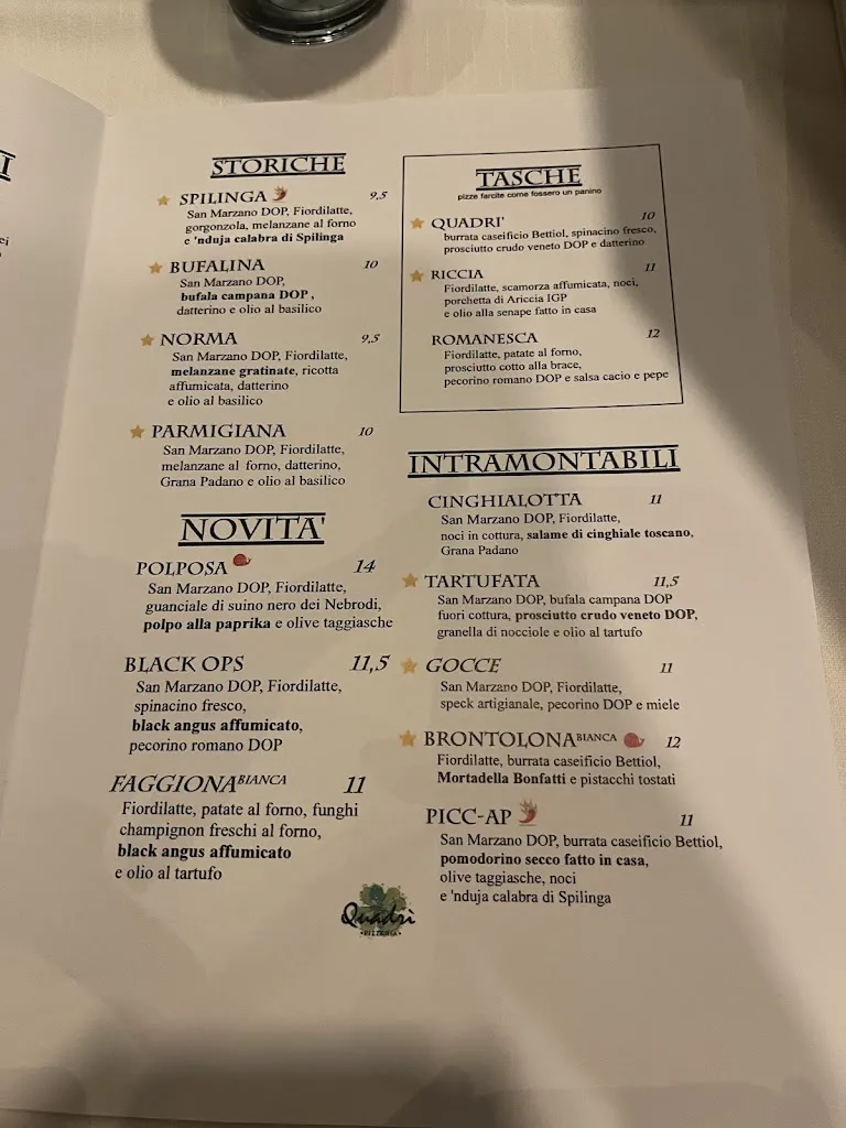 Menu_Quadrì Pizzeria_Fossalta di Piave_image_3