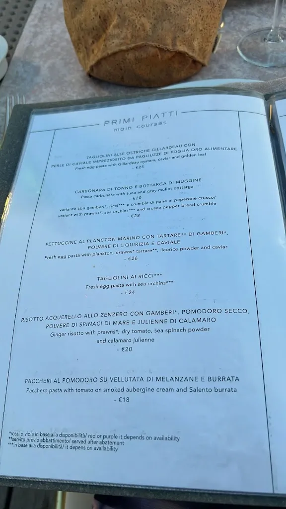 Menu_L'Aragosta da Cò_Porto Cesareo_image_2