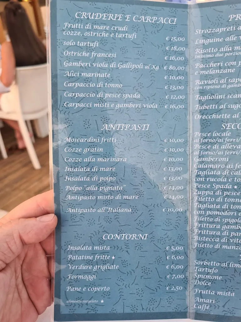 Menu_Ristorante Al Gambero_Porto Cesareo_image_2