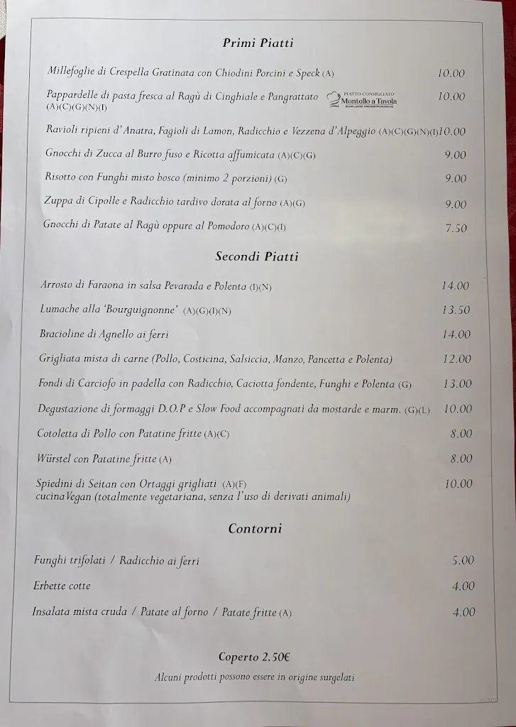 Menu_Trattoria Sbeghen_Giavera del Montello_immagine_1
