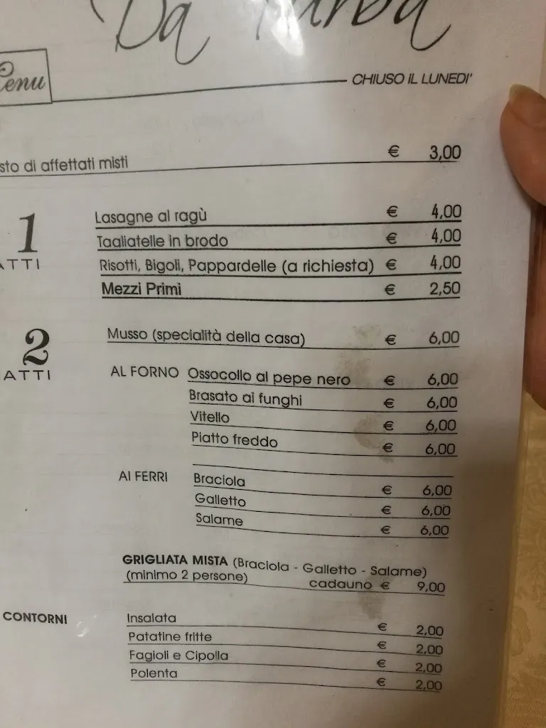 Menu_Ristorante Da Turba_Granze_image_1