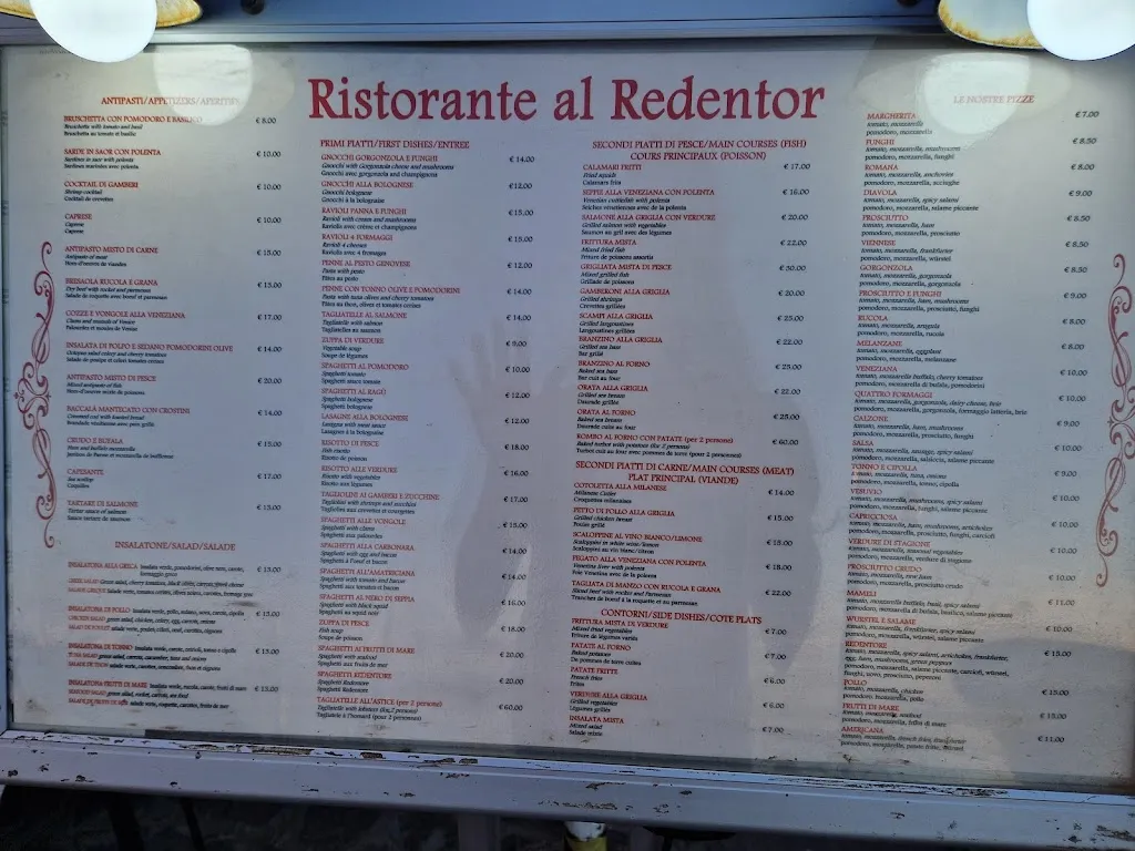 Menu_Al Redentore_Giudecca_image_1