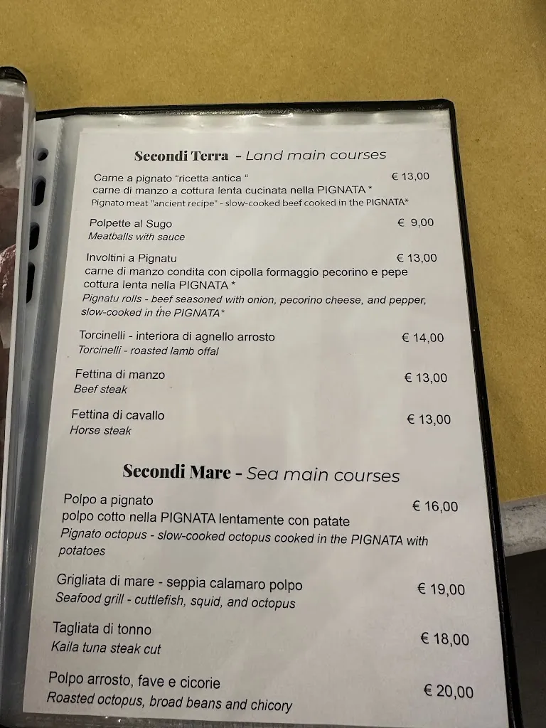 Menu_Kaila Bistró_Porto Cesareo_image_1