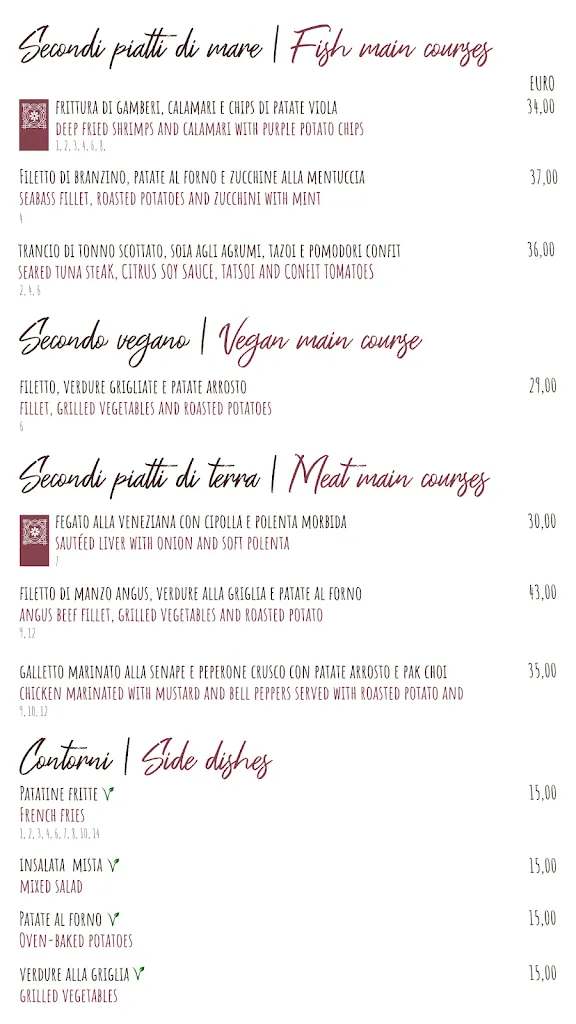 Menu_Bacaromi Restaurant_Giudecca_image_4
