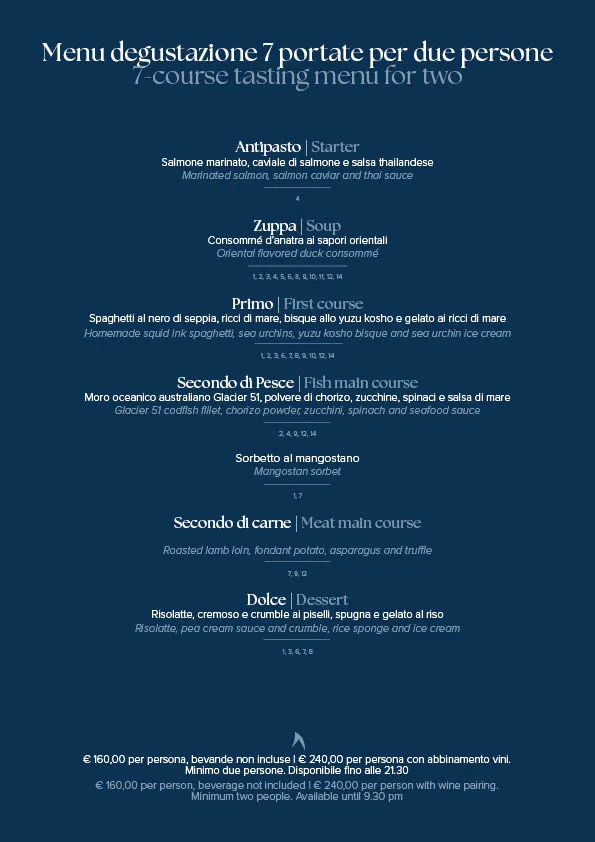 Menu_Aromi Restaurant_Giudecca_image_2