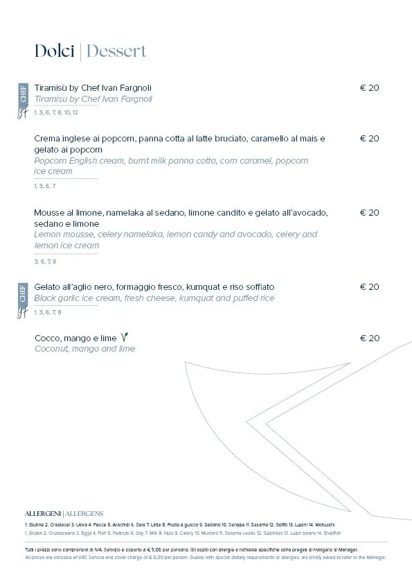 Menu_Aromi Restaurant_Giudecca_image_3