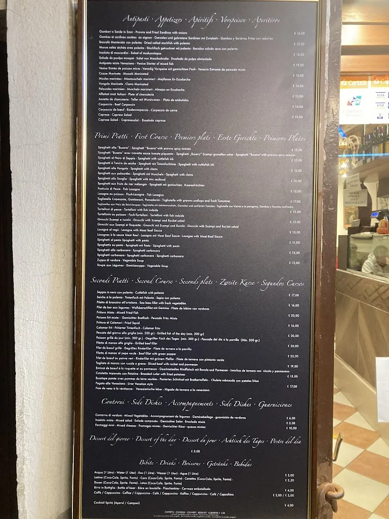 Menu_Trattoria ai Cugnai dal 1911_Giudecca_immagine_4