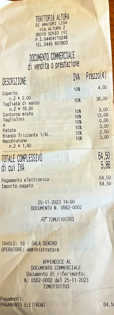 Carmine Benegiamo_Trattoria Altura_Giavenale_review