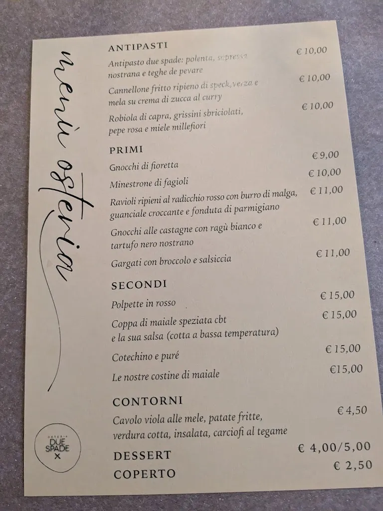 Menu_Osteria Due Spade_Giavenale_image_2