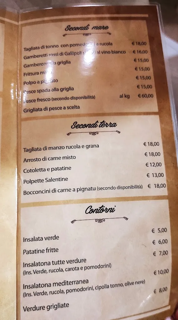 Menu_Ristorante Bella Costa Porto Cesareo_Porto Cesareo_image_2