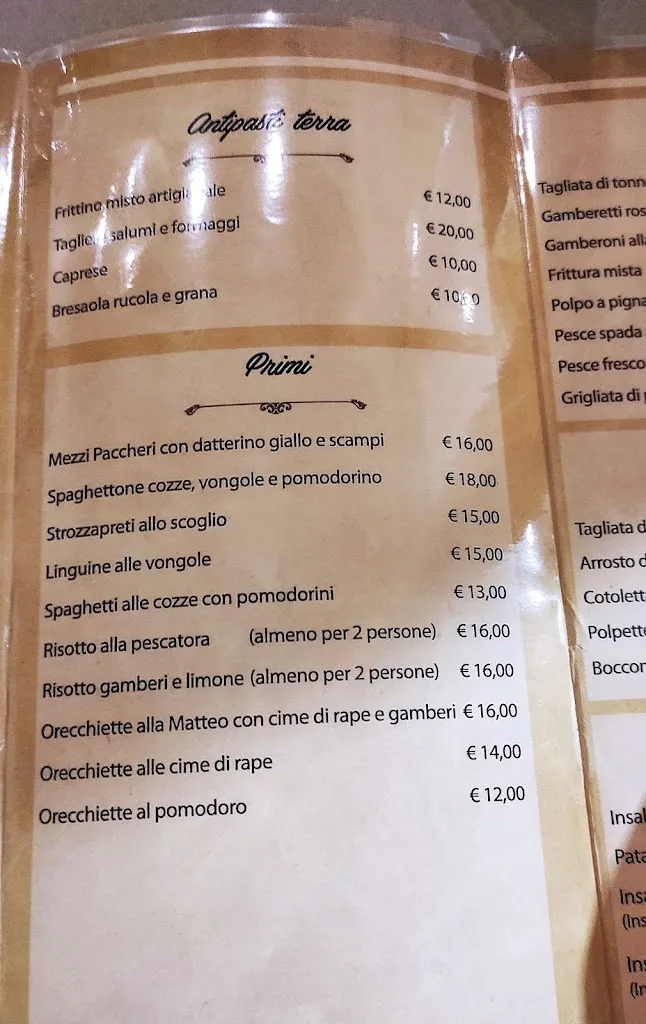 Menu_Ristorante Bella Costa Porto Cesareo_Porto Cesareo_image_4