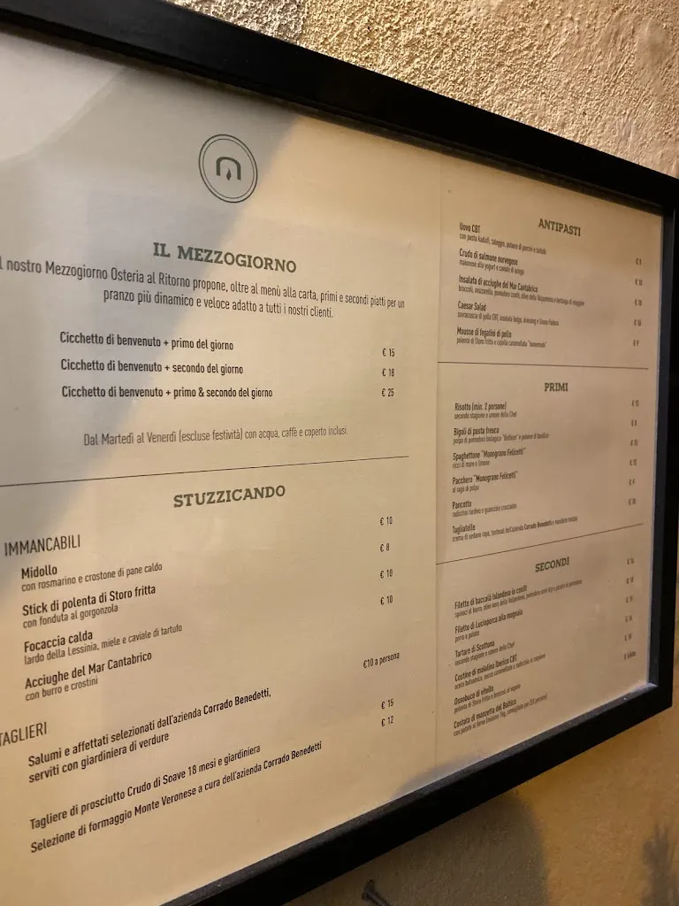 Menu_Osteria al Ritorno_Grezzana_image_1