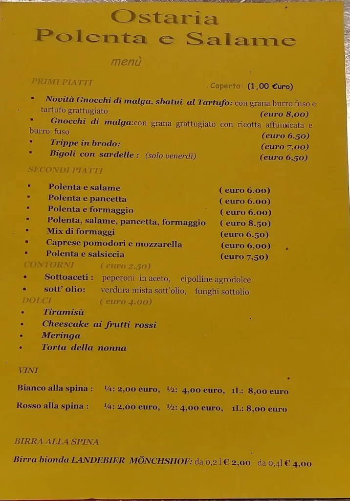 Menu_Osteria Polenta e Salame_Grezzana_immagine_1