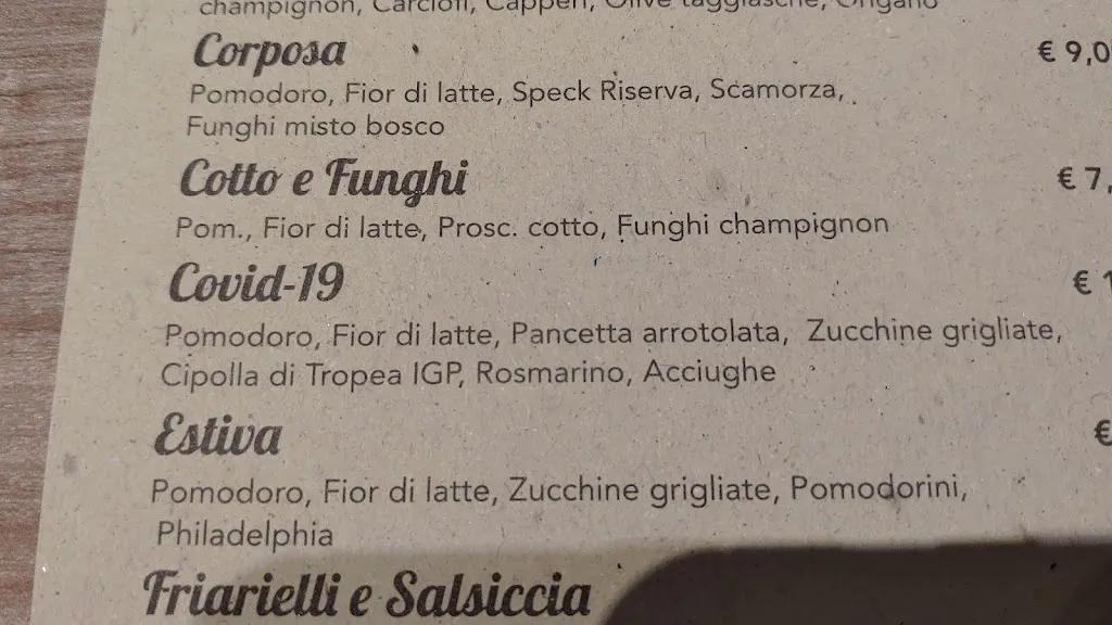 Menu_Pizzeria Focacceria Quattrocento_Grezzana_image_4