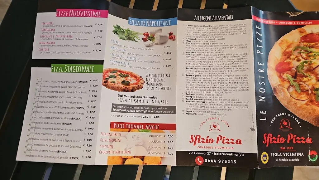 Menu_Sfizio Pizza Di Avitabile Maurizio_Isola Vicentina_image_1