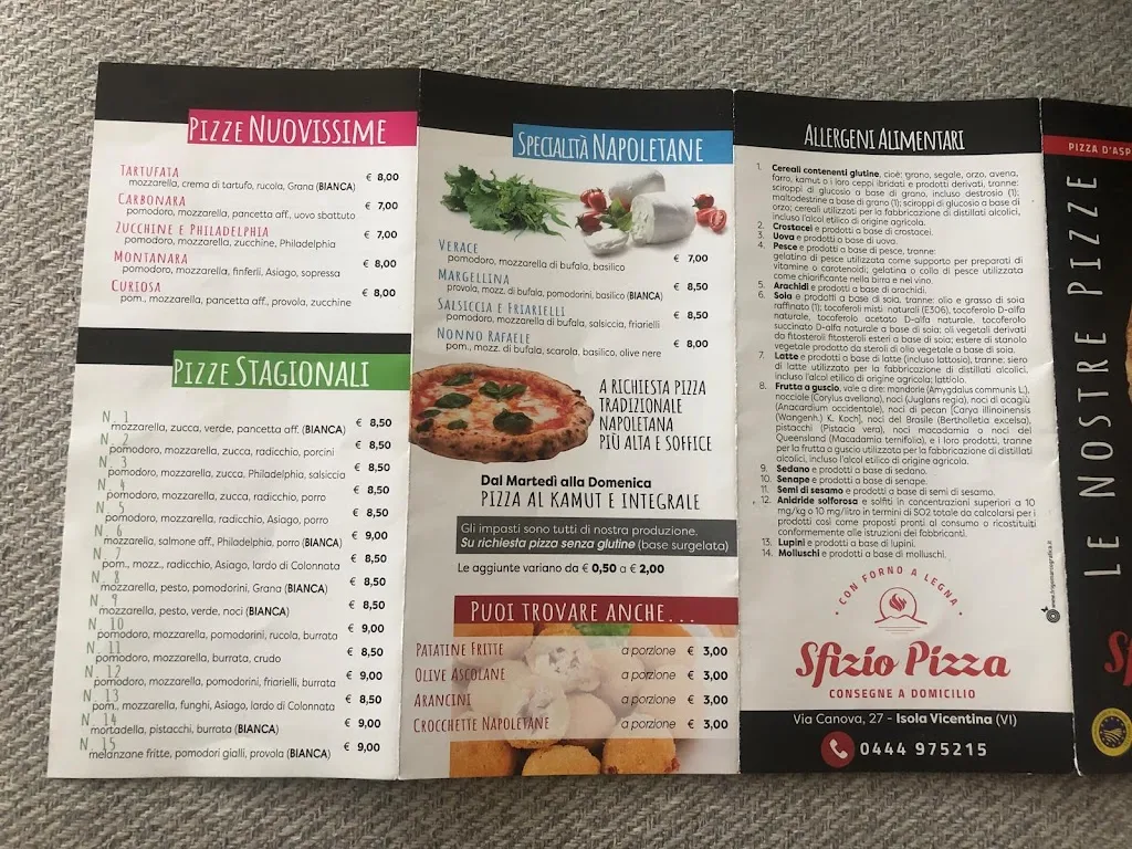 Menu_Sfizio Pizza Di Avitabile Maurizio_Isola Vicentina_image_2