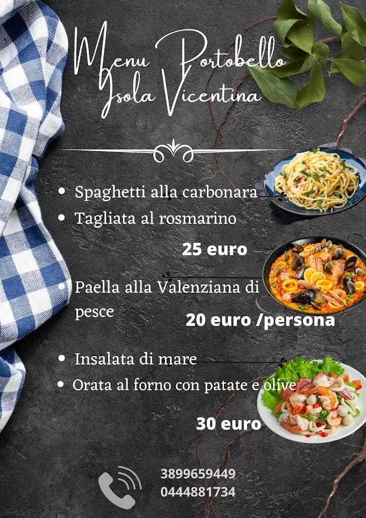 Menu_Pizzeria Trattoria Portobello_Isola Vicentina_image_1