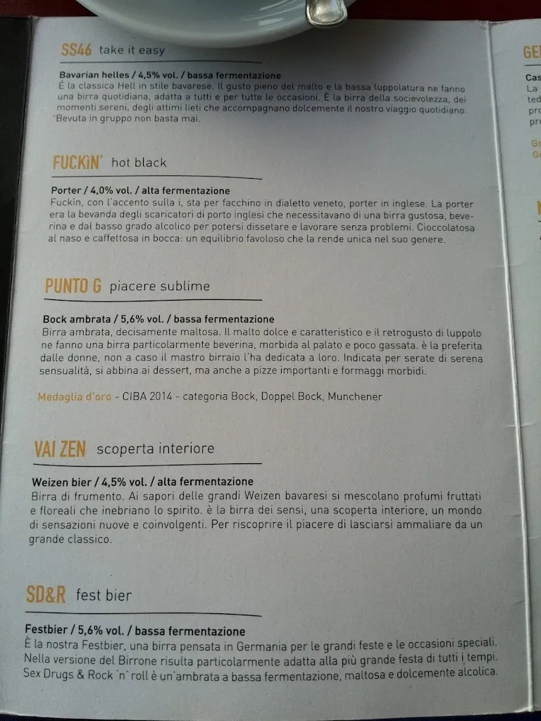 Menu_Birrone - Birrificio Artigianale Agricolo Vicenza_Isola Vicentina_immagine_2