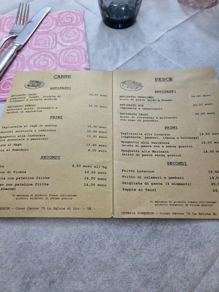 Menu_Osteria Lorenzon_La Salute di Livenza_image_3