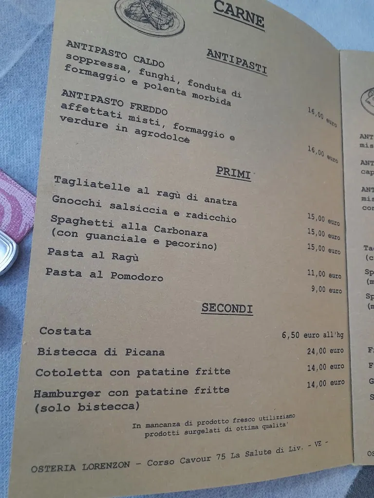 Menu_Osteria Lorenzon_La Salute di Livenza_image_4