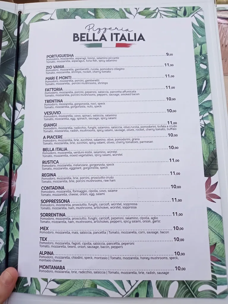 Menu_Pizzeria Bella Italia_La Salute di Livenza_image_1