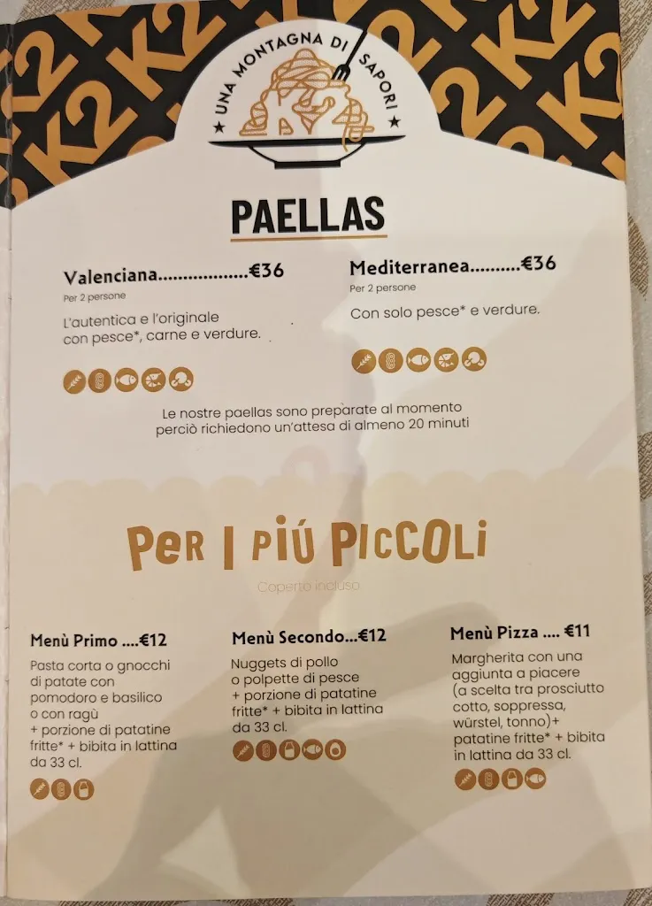 Menu_K2 Bar Restaurant Pizzeria_Lancenigo-Villorba_immagine_2