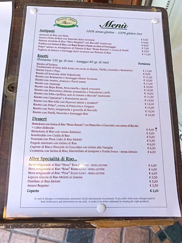 Menu_Risotteria Melotti Isola della Scala_Isola della Scala_image_2