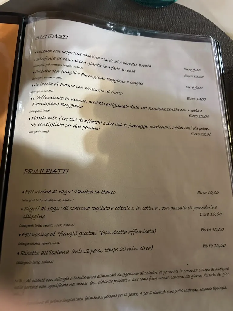 Menu_La Vecia Scola _Isola della Scala_immagine_1