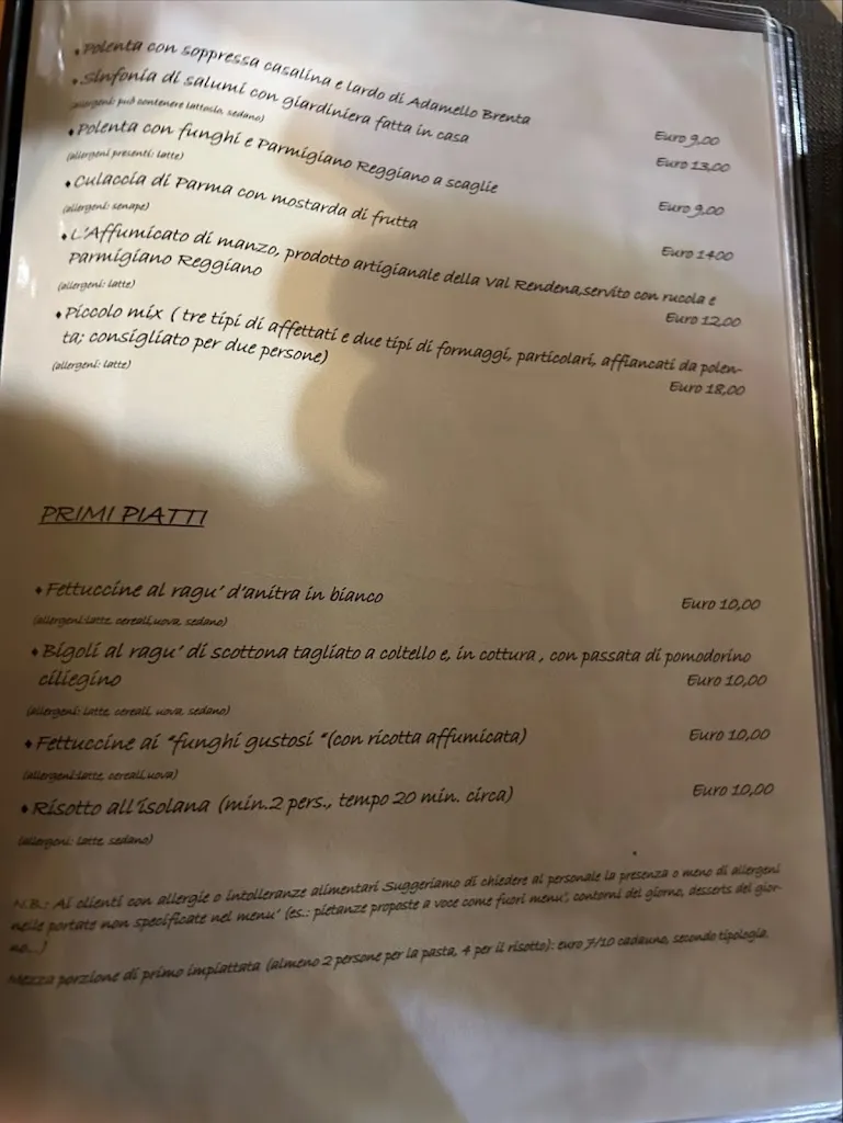 Menu_La Vecia Scola _Isola della Scala_immagine_2