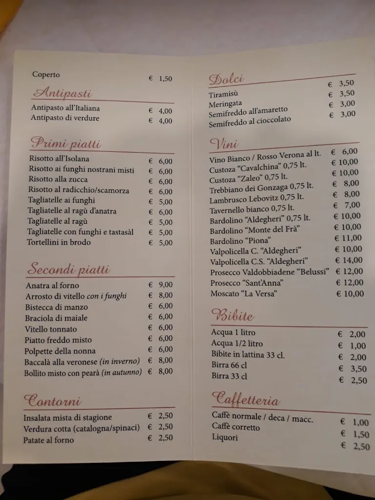 Menu_Trattoria Triestina_Isola della Scala_image_1