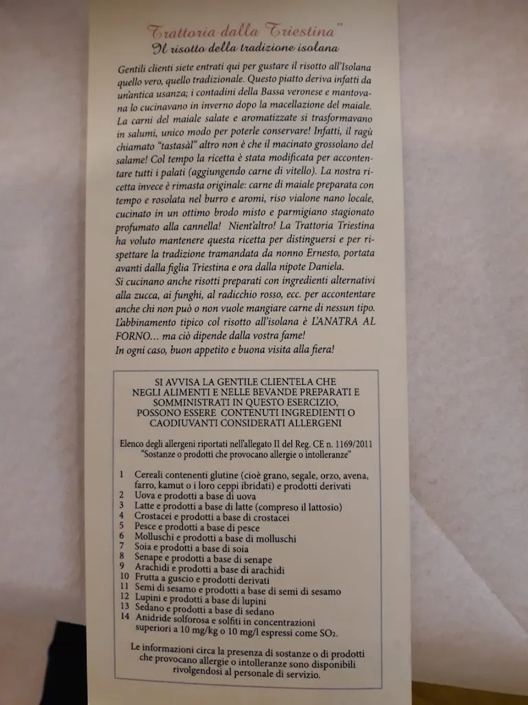 Menu_Trattoria Triestina_Isola della Scala_image_2