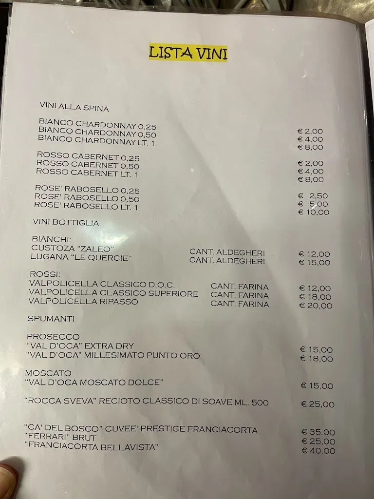 Menu_Trattoria Dai Zemei Snc Di Giacomello Francesco E C._Isola della Scala_immagine_2