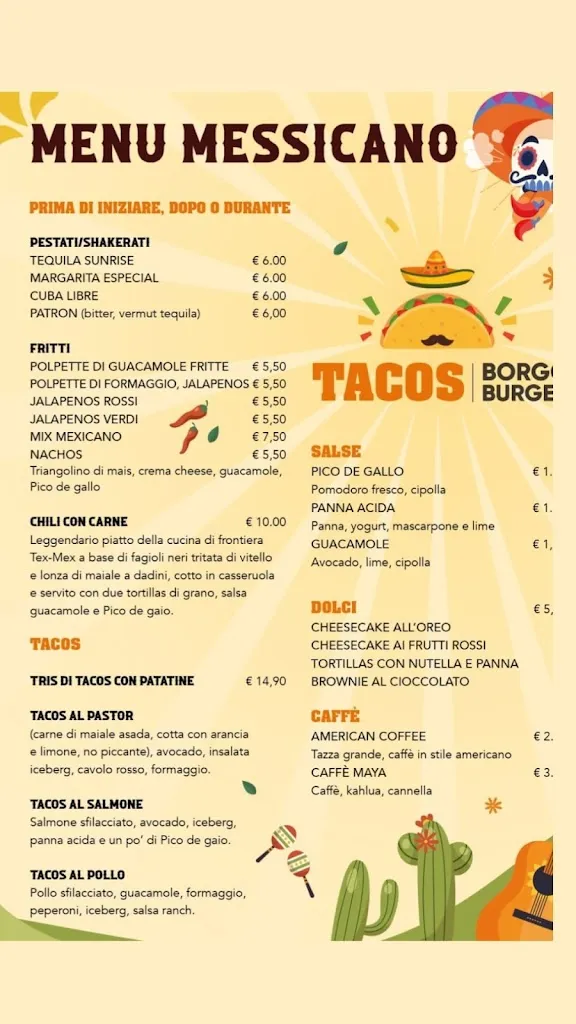 Menu_Borgo Burger_ Doltra_Isola della Scala_immagine_2