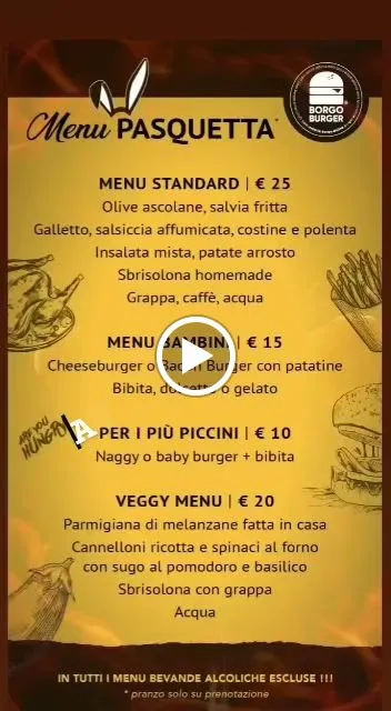 Menu_Borgo Burger_ Doltra_Isola della Scala_immagine_3