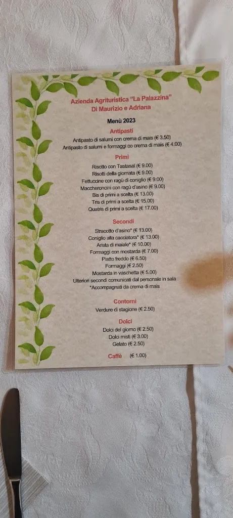 Menu_Farmhouse La Palazzina_Isola della Scala_image_1
