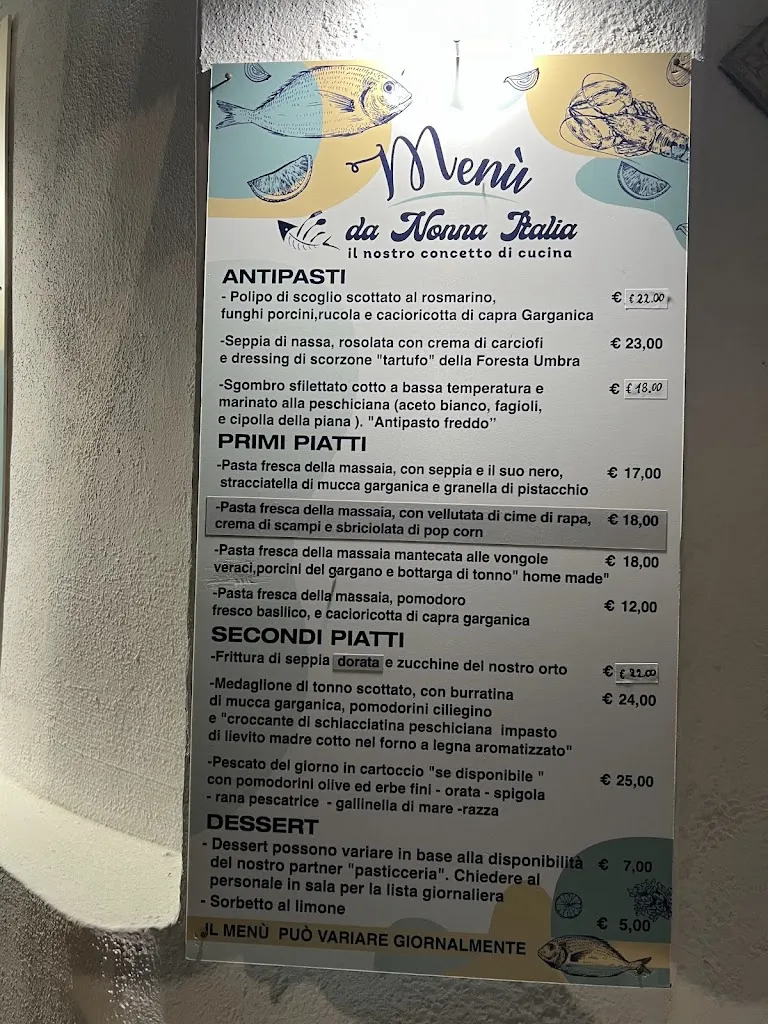 Menu_Da Nonna Italia_Peschici_image_1