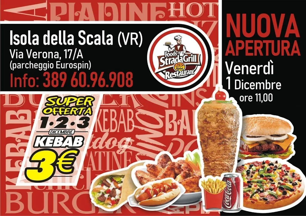 Menu_Strada Grill Pizza & Kebab - Isola_Isola della Scala_image_2