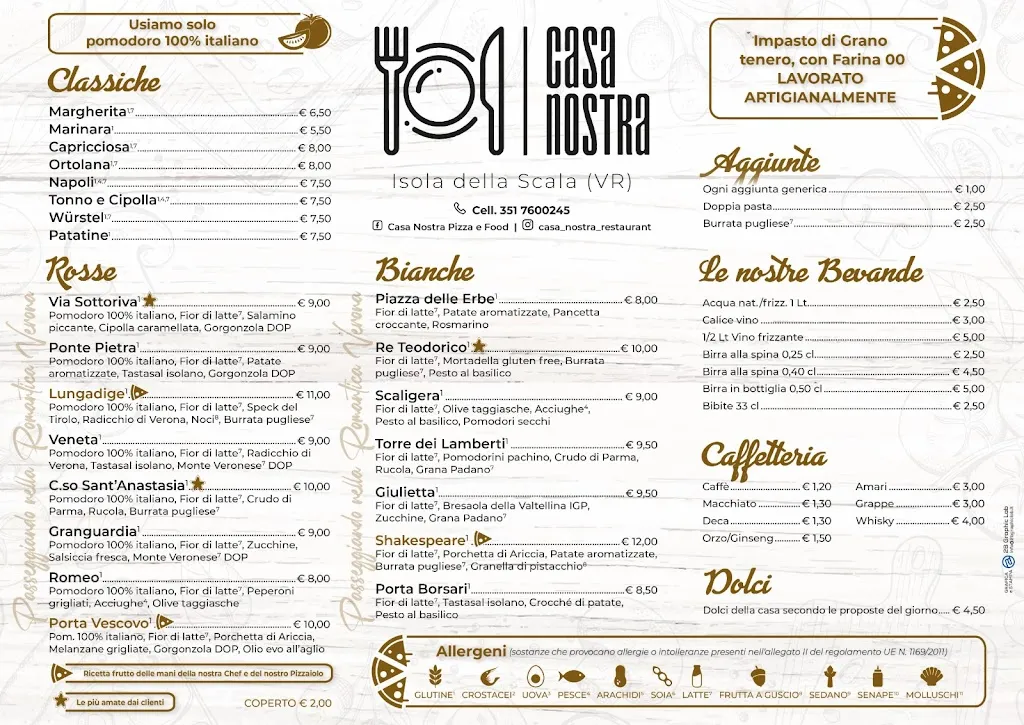 Menu_Casa Nostra Restaurant&Pizza_Isola della Scala_image_1