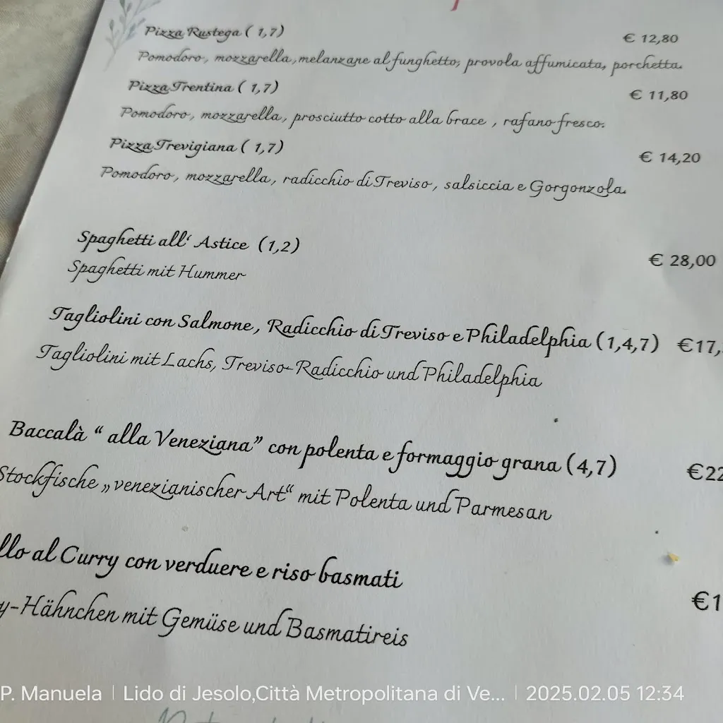 Menu_Ristorante Pizzeria Moreno_Iesolo_image_1