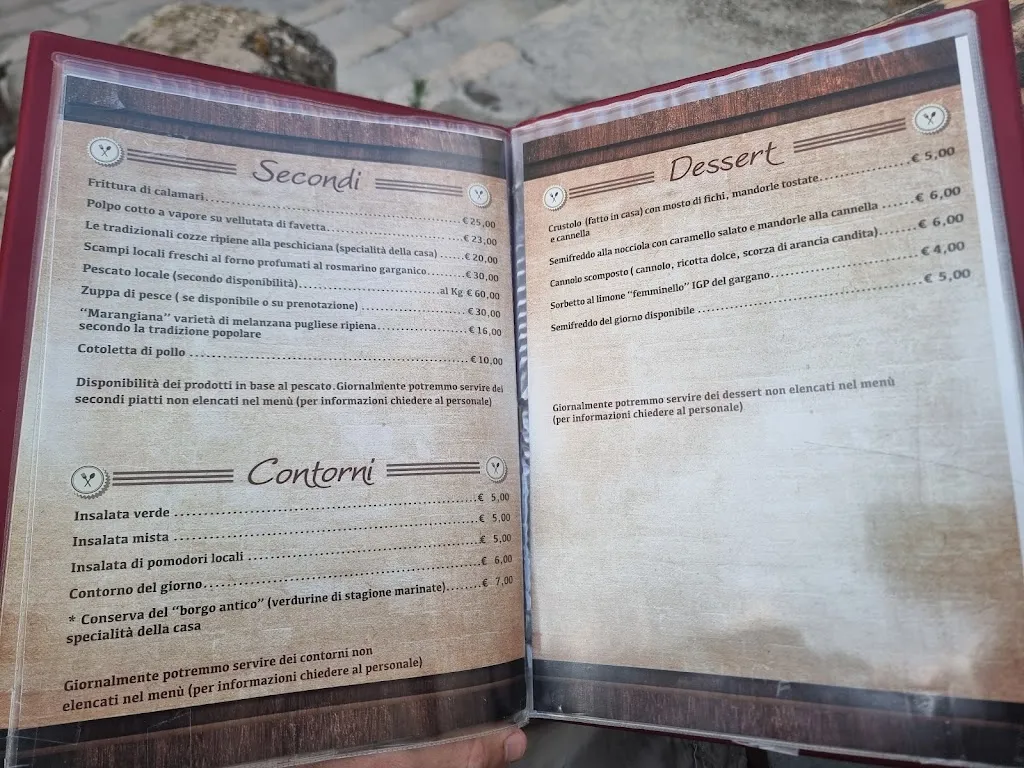 Menu_Borgo Antico_Peschici_immagine_1