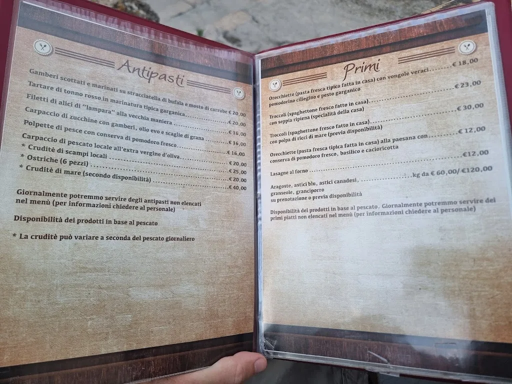 Menu_Borgo Antico_Peschici_immagine_2