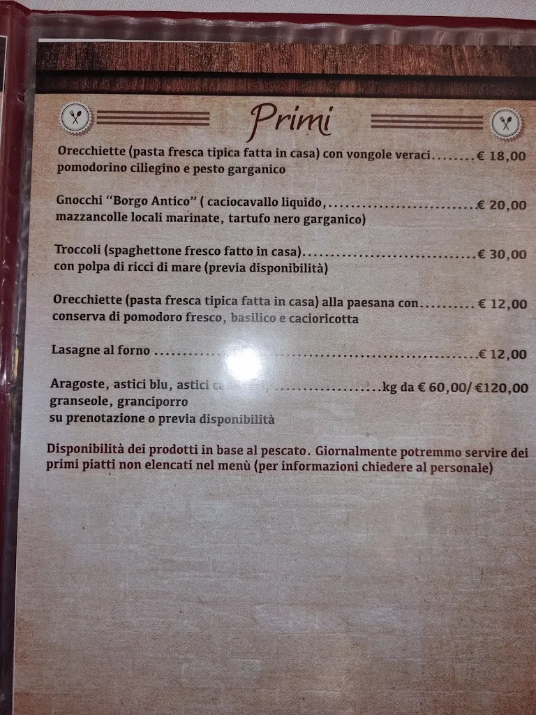 Menu_Borgo Antico_Peschici_immagine_3