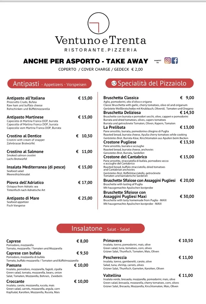 Menu_Ristorante Pizzeria Vent1 e Trenta_Iesolo_image_3