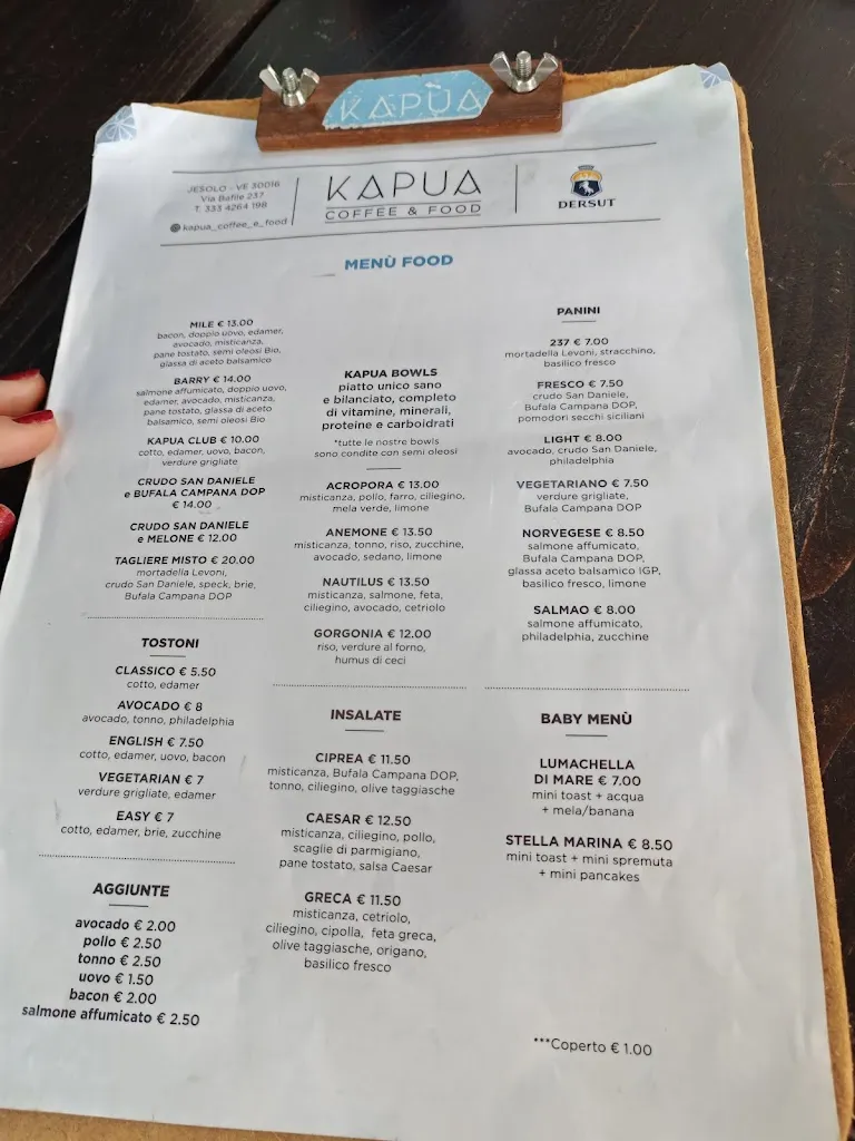 Menu_Kapua_Lido di Jesolo_immagine_1