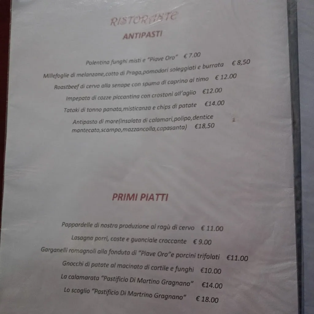 Menu_Ristorante - Pizzeria Torre Due_Longarone_image_2