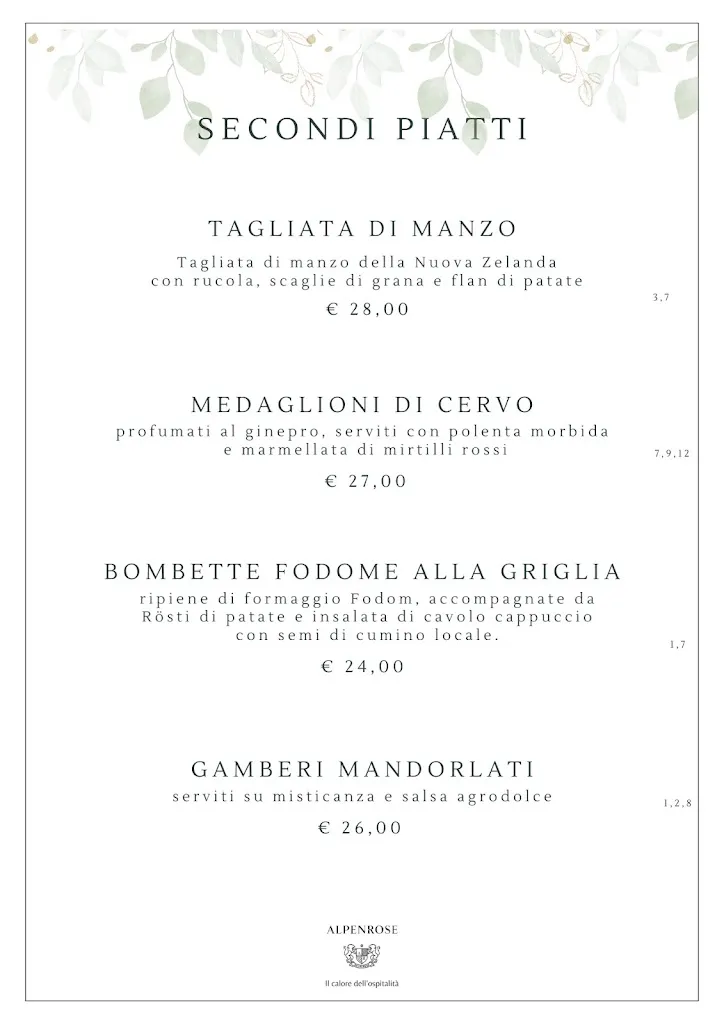 Menu_Ristorante Stube Ladina_Livinallongo del Col di Lana_image_1