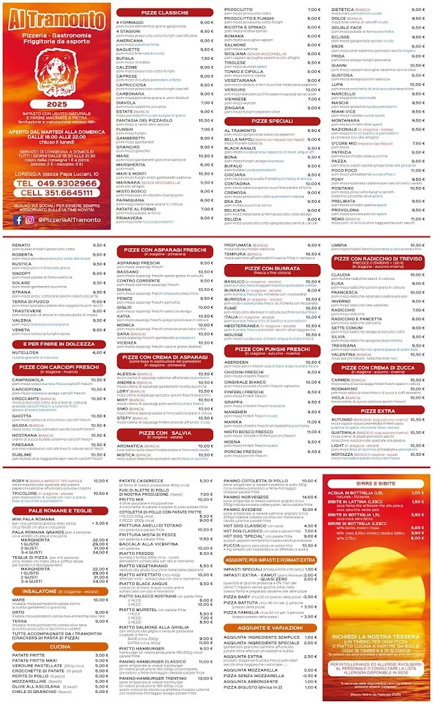 Menu_Pizzeria al Tramonto_Loreggia_immagine_1