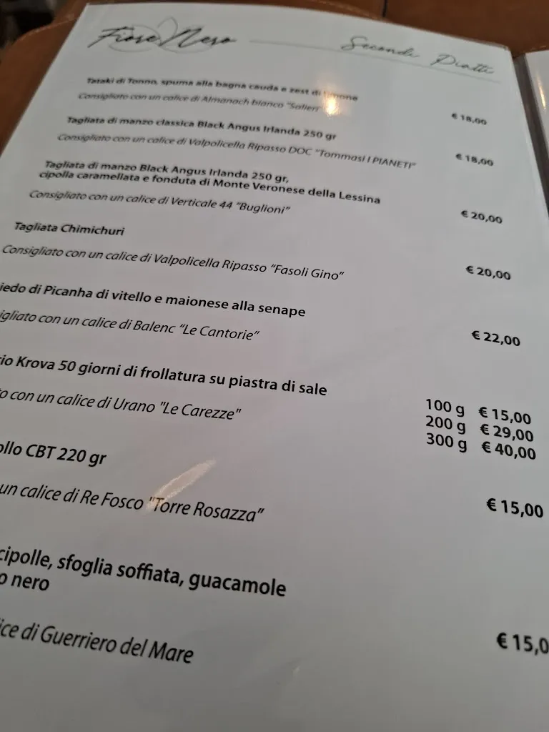 Menu_Fiore Nero Restaurant & Pizza_Legnago_image_2